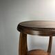 Dutch art deco Amsterdam school oak side table, 1930s