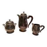Three-piece coffee service. Christofle/Gallia. Art Deco