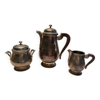 Three-piece coffee service. Christofle/Gallia. Art Deco