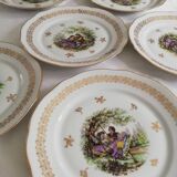 Assiettes porcelaine Fragonard vintage