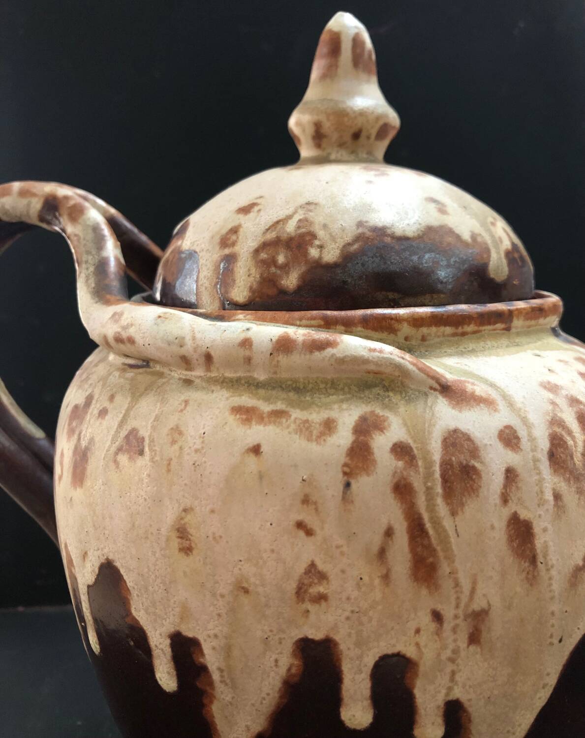 Stoneware teapot by Marcellus Aubry