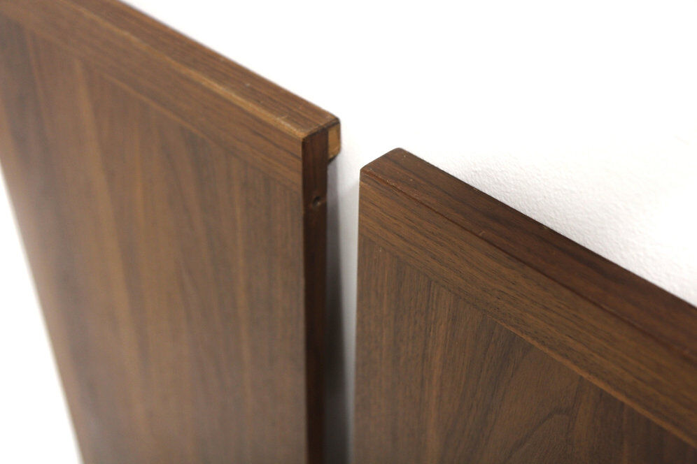 Scandinavian walnut dining table, Sweden, 1960