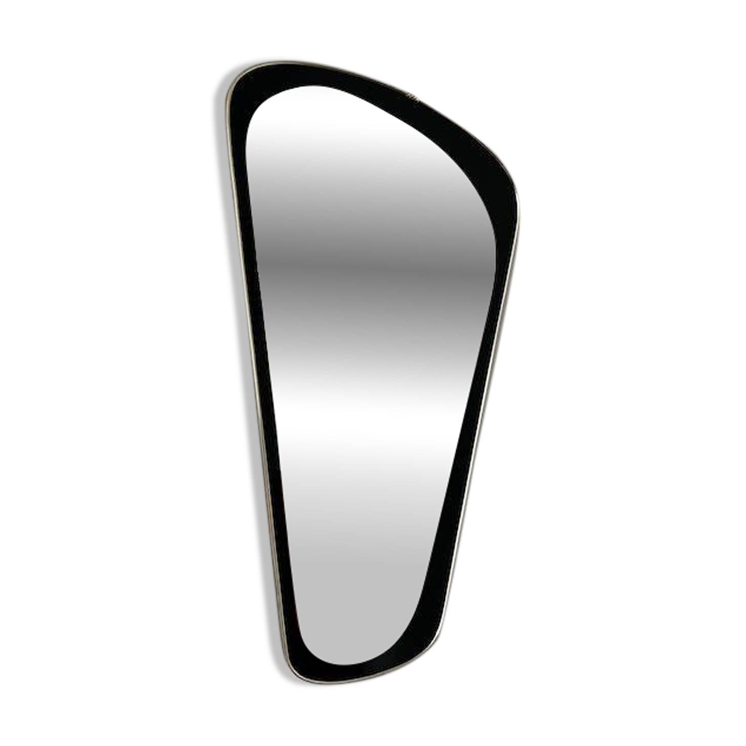 Large 1950s rearview mirror