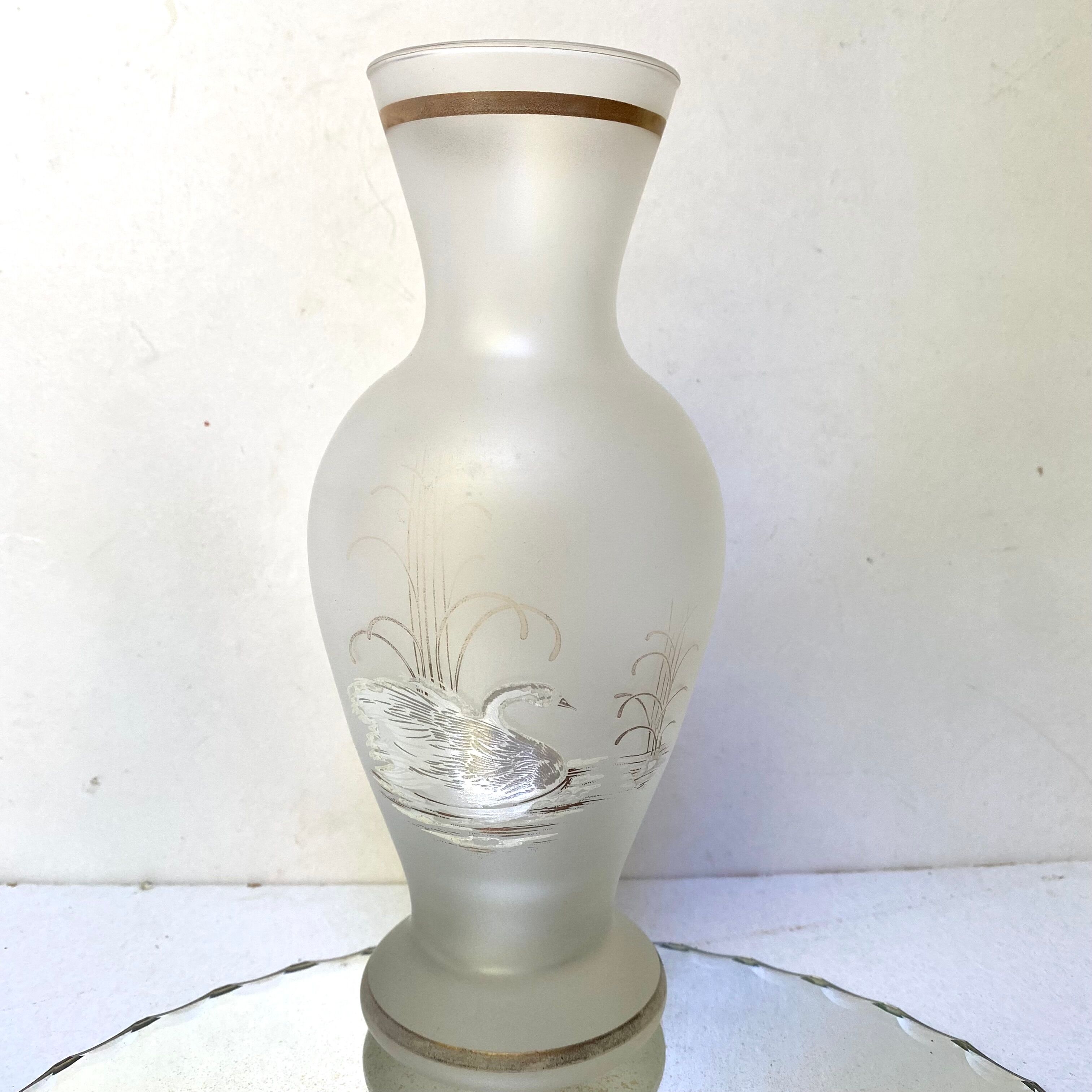 Antique hand-painted vase