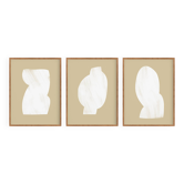 Set of 3 abstract giclee prints, 50x70