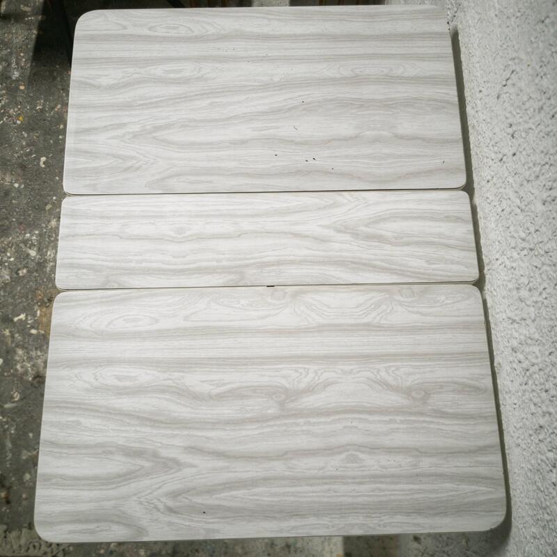 Folding table in Formica