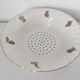 Strawberry dish porcelain drainer