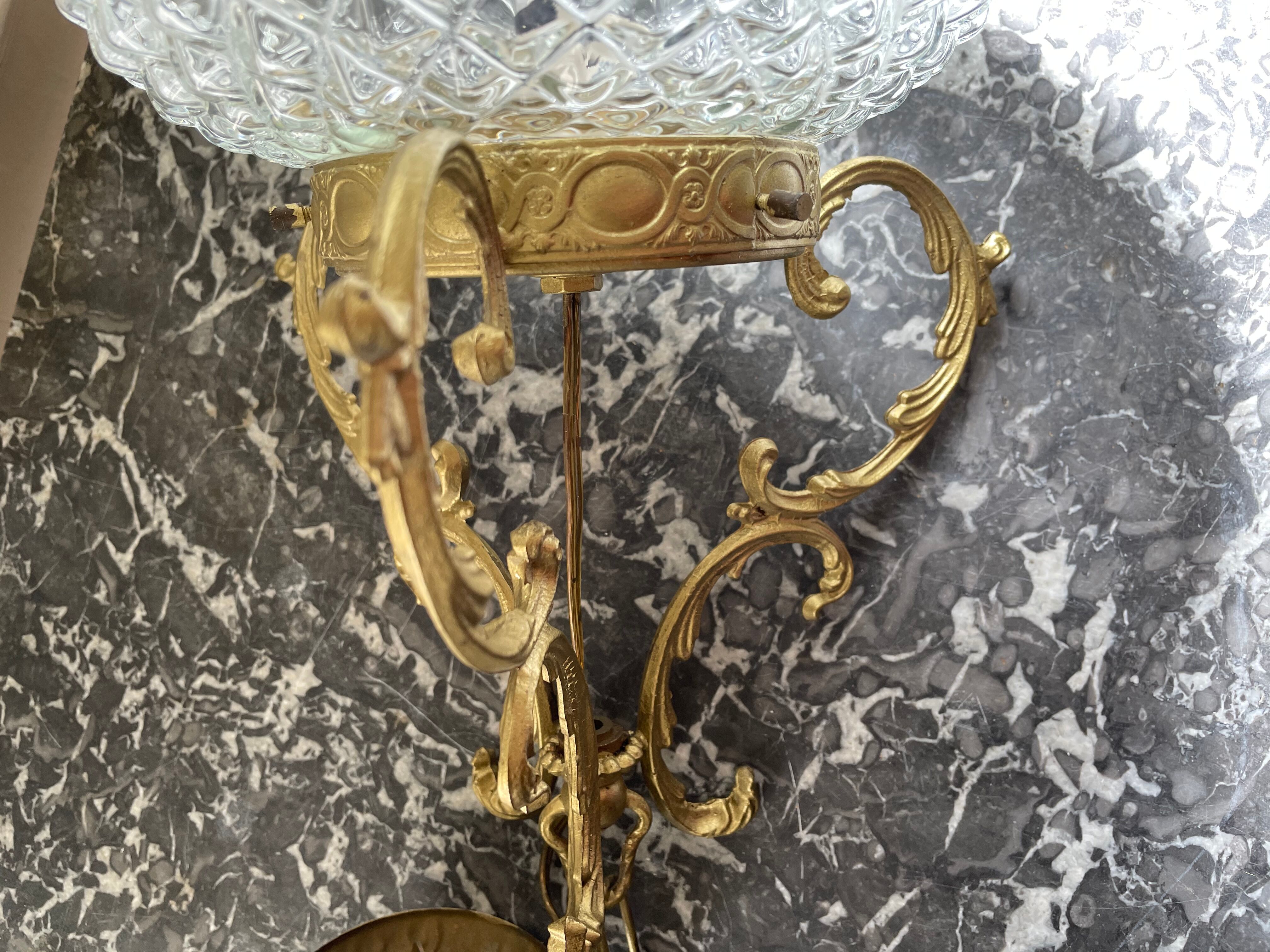 Diamond tip chandelier