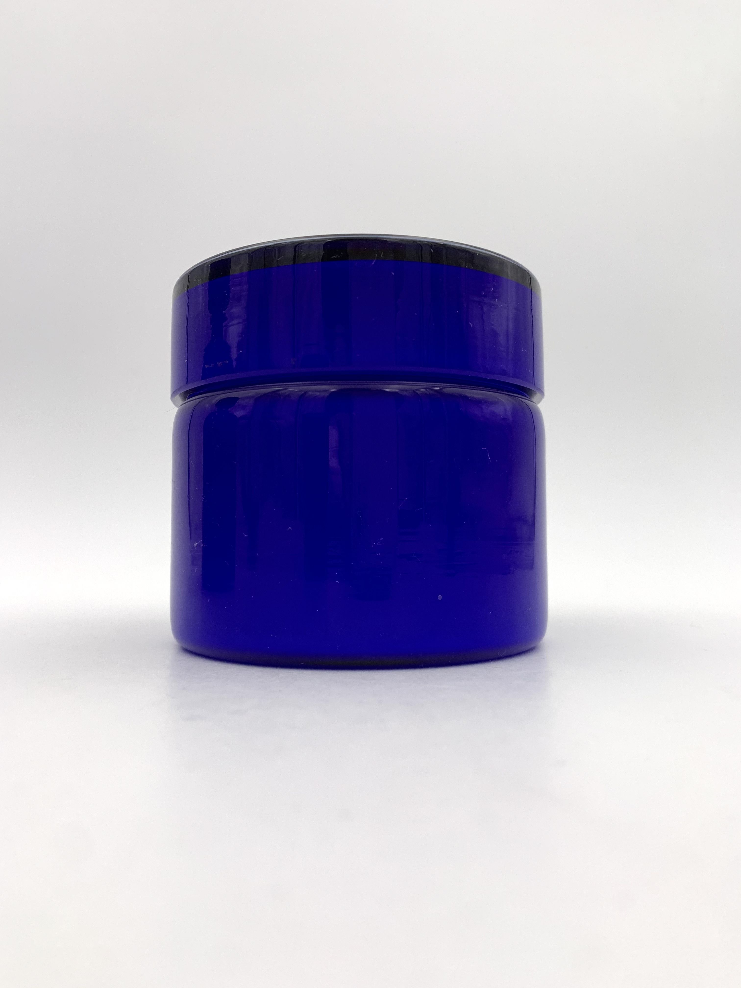 Set of glass bottles, toilet pad, Klein blue - 20th century
