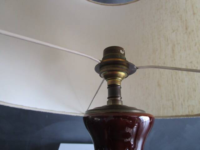 Vintage 70s ceramic lamp