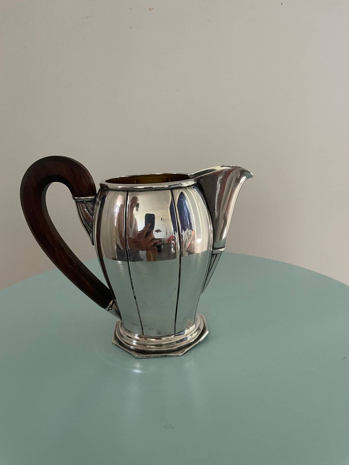 Blaise Bontempss Art Deco Silver-Plated Milk Jug