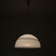 1970s glass hanging lamp by Leucos, Italy