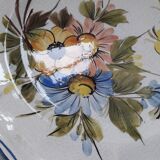 Old earthenware wall plates Bassano Italy floral decor