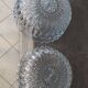 Vintage glass salad bowls
