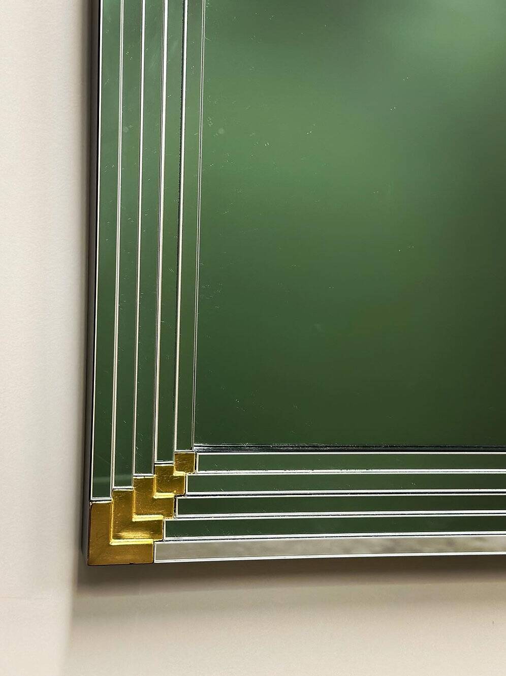 Rare miroir disco de Deknudt, années 1980.