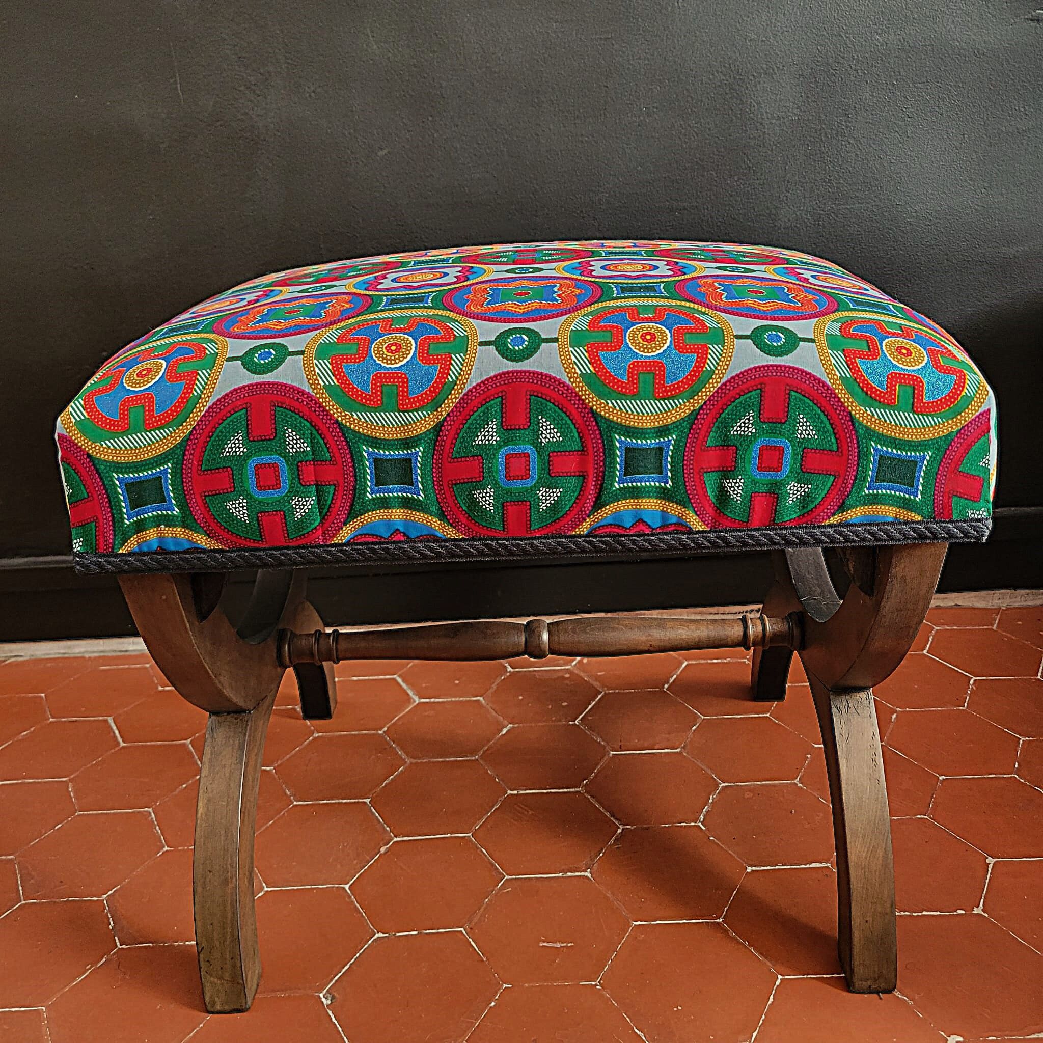 Curule stool - Pouf - Footrest - Bench