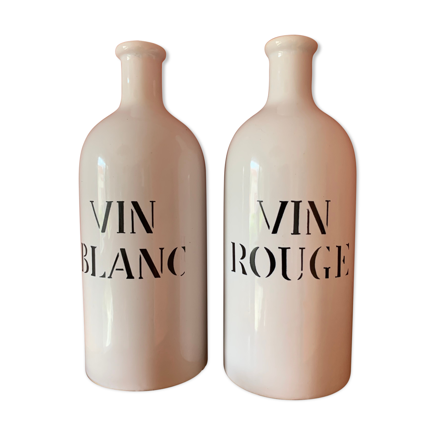 Set two bottles decoration