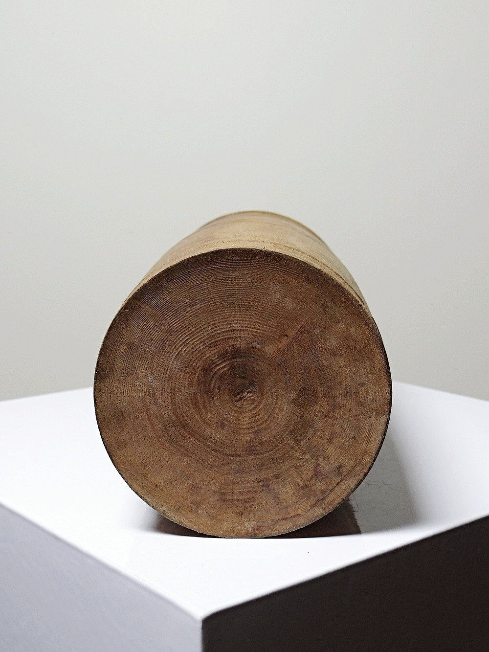 Old turned wooden case/box, 19th-20th century, mechanical? beekeeping?