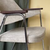 1970s Desk Chair with Teak Arms