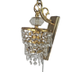 Massive - Hollywood Regency style - gold plated - crystal - Belgium - 70's