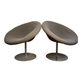 Pair of Little Globe armchairs by Pierre Paulin