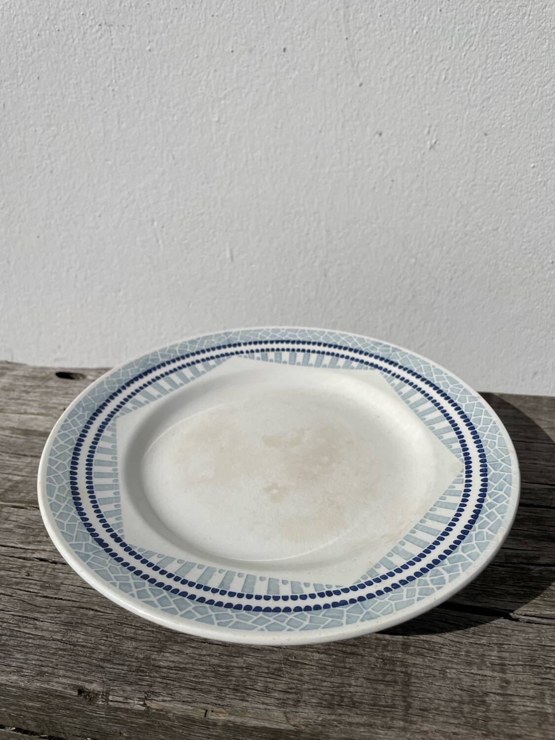 Moulin des loups ceramic fruit bowl / antique dish