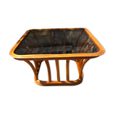 Table basse en rotin
