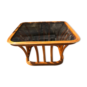 Rattan coffee table