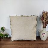 Coussin berbère Damier vert Béni Ouarain