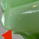 Art deco pendant lamp 'skyscraper' – green opaline