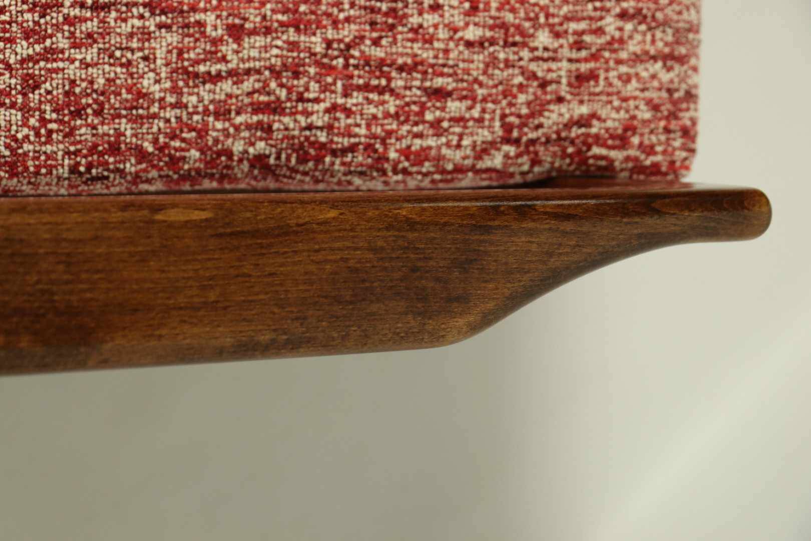 Vintage Armchair Lobster Upholstery Living Room Scandinavian, MCM, Poland 1960s