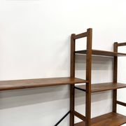 Bibliothèque Moderniste XXL en Pin Massif – Design Années 50 – L164 cm