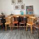 Series of 6 mismatched bistro chairs Mahieu and Luterma