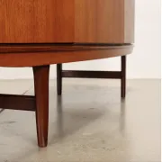 1960s English buffet, brown, teak veneer