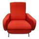 Chaise de Dame Vintage Inclinable en Laine par Marco Zanuso pour Pizzetti, 1960s