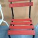 Lot of 10 former chairs of the 1960s iron bistro