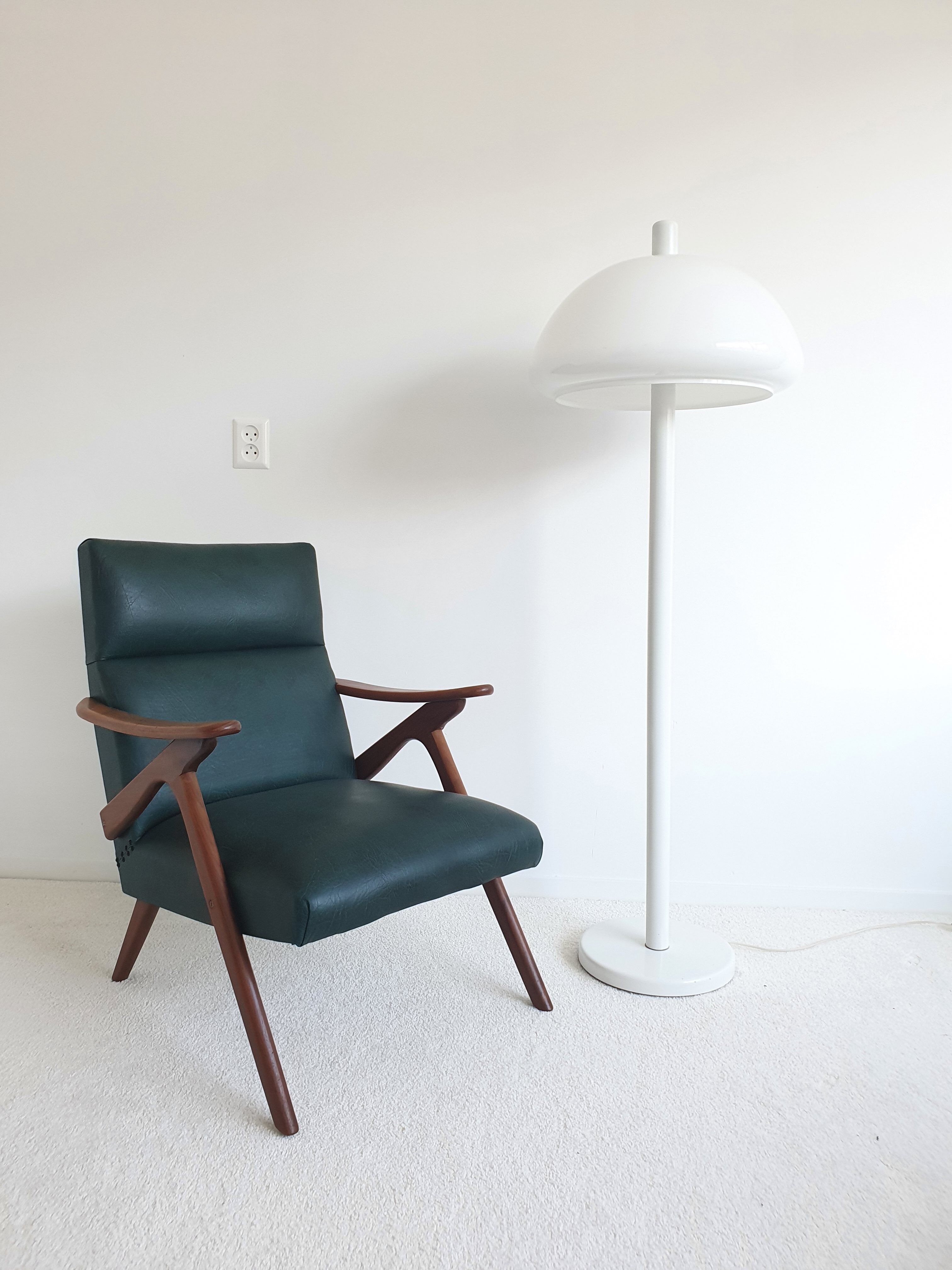 Lampadaire champignon vintage