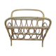 Porte revues vintage rotin