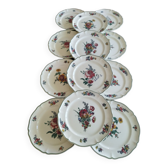 12 flat plates Villeroy & Boch 1562 "Alt Strassburg / Vieux Strasbourg"