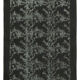 Handmade distressed oriental 1980s 158 cm x 250 cm black rug