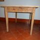 Table de ferme en bois naturel