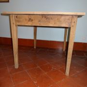 Table de ferme en bois naturel