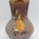 Ceramic vase vintage lava effect