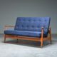 Canapé 2-places 'FD161-2, Arne Vodder, France & Daverkosen, années 1950, Danemark