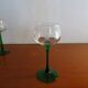 8 verres vin blanc d'Alsace gravés grappes de raisins Luminarc France