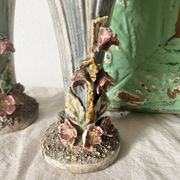 Paire de vases art nouveau  tulipes