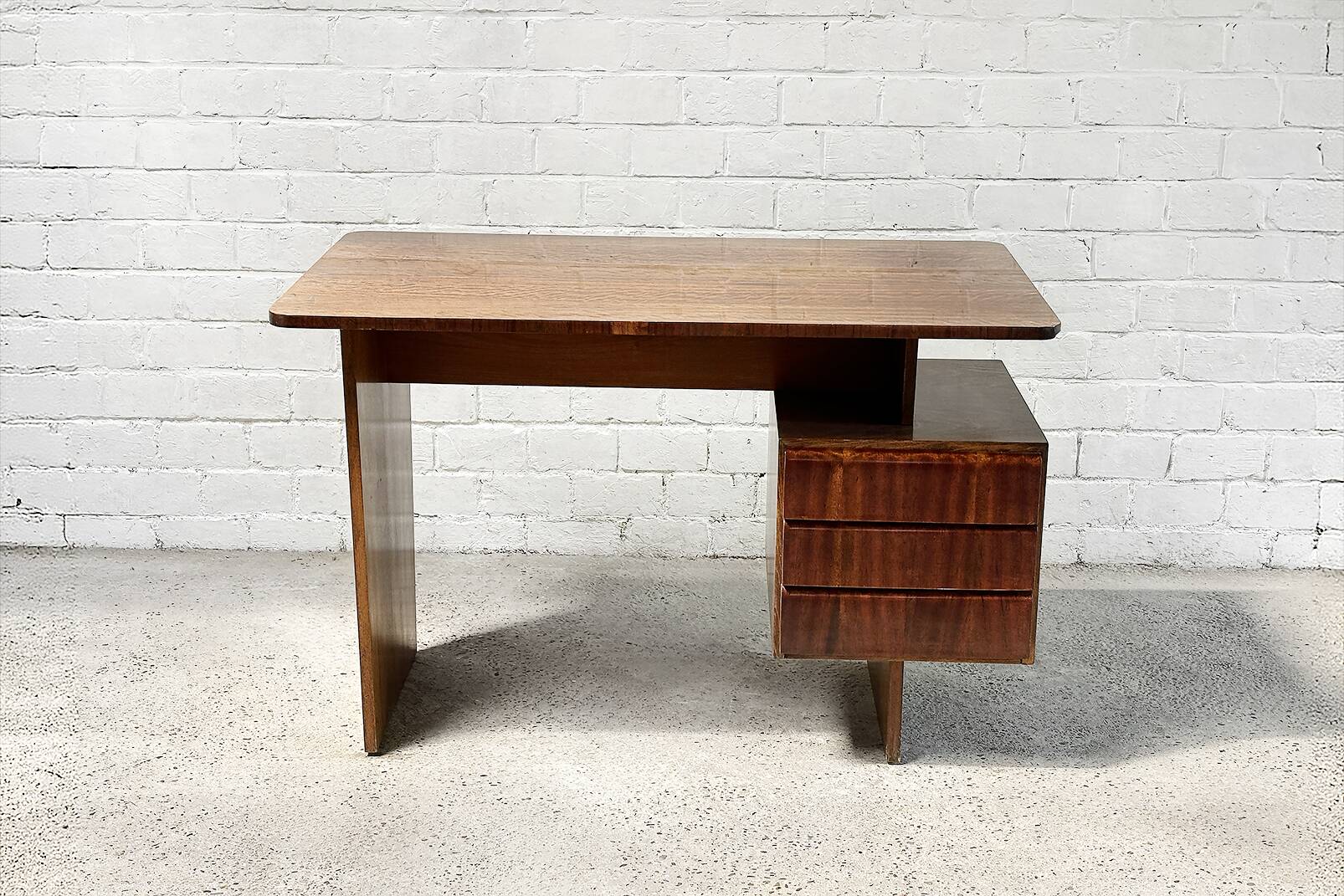 Vintage Writing Desk by Bohumil Landsman, 1970s