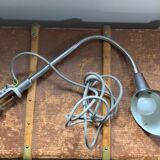 Old architect's lamp in chrome metal induction lighting vintage workshop in working order