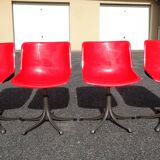 4 Modus chairs designed by Osvaldo Borsani for Tecno vintage