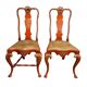 Pair of lacquered wood Chippendale chairs, after Pierre Lottier, 1970s – Spain